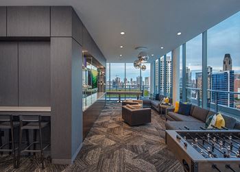 Foosball Table In Game Lounge at 640 North Wells, Chicago, IL